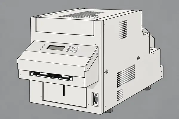 Ilustración de la impresora fotográfica Kodak APEX